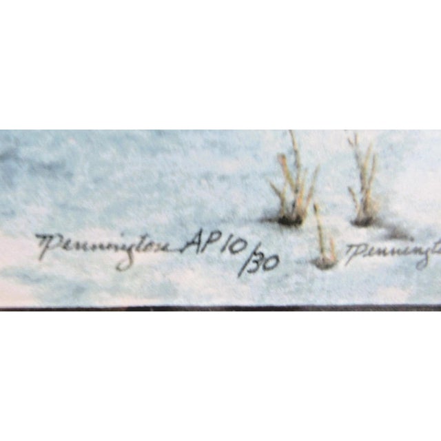 Realism 1990s Teresa Pennington Plott Creek Tree in Winter Giclee Print Numbered Ap10/30 Coa For Sale - Image 3 of 8