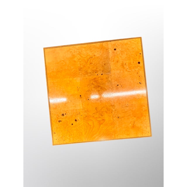 1970s Henredon Scene Two Burlwood Gaming Table. For Sale In Phoenix - Image 6 of 12