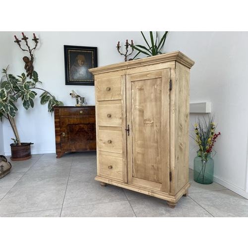 Farmhouse Bread Cabinet For Sale - Image 4 of 18
