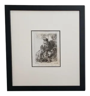 Late 18th Century Rembrandt Etching #20, by Francesco Novelli