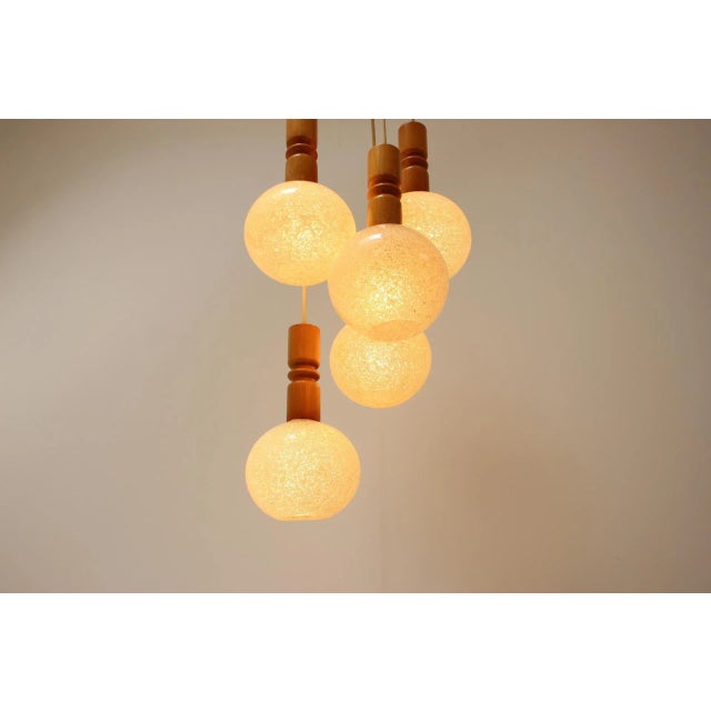 Mid-Centures Adjustable Pendant from Progress Žilina, 1970s For Sale - Image 10 of 12