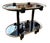 Metal Art Deco Black Serving Bar Cart, 1930s For Sale - Image 7 of 13