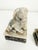 Gray Vintage Carved Soapstone Chinese Foo Dogs- a Pair For Sale - Image 8 of 12
