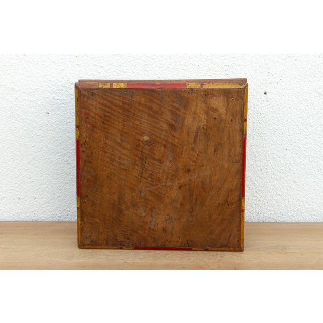 1960s Vintage Indian Teak Bajot Table For Sale - Image 5 of 7