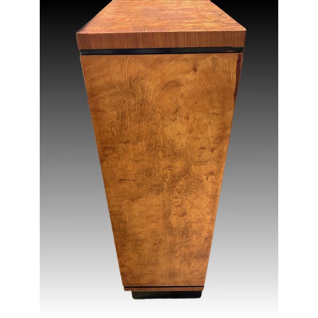 Art Deco Mahogany Open Faced Bookcase from Linköpings Möbelindustri AB, 1950s For Sale - Image 6 of 18