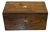 Art Deco Wood/Gold Accents Hinge-Top Box For Sale