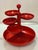 Space Age Rotating Snack Server in Red Abs Plastic, Emsa, 1970s For Sale - Image 4 of 4