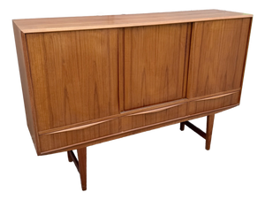 Vintage Mid Century Modern Scandinavian Teak Credenza
