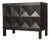 Brutalist Bar Cabinet in Ebonized Oak by Jean Batenburg for MI, Belgium, 1960s For Sale