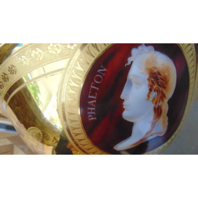 Empire Porcelain Bowl With Cameo Profiles For Sale - Image 4 of 11