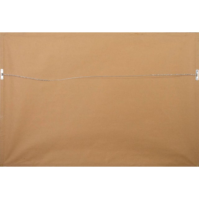 A contemporary lithograph in colors on paper titled "Seranade pour une Muse" by French-Israeli artist Theo Tobiasse. Hand...