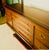 1960s Vintage Two Tone Mahogany Credenza For Sale - Image 4 of 11