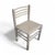 Dining Chairs in Light Grey Wood with Leather Seats, Germany, 1970s, Set of 5 For Sale - Image 5 of 18