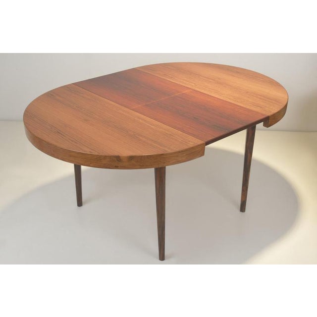 Extendable Table in Pau Ferro Wood from Factory Design, Denmark, 1960s For Sale - Image 16 of 16
