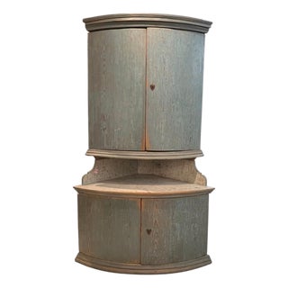 19th Century Swedish Corner Cabinet For Sale