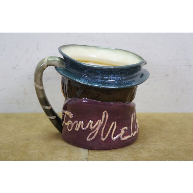 Royal Doulton Royal Doulton English Traditional Tony Weller Charles Dickens XL Toby Character Jug For Sale - Image 4 of 12