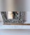 1980s Decorative Floral Carved Square Wall Mirror - Silver Gray For Sale - Image 5 of 8
