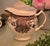 Vintage Johnson Brothers "His Majesty" creamer pitcher. Featuring a colorful center turkey and a pattern of festive fall...