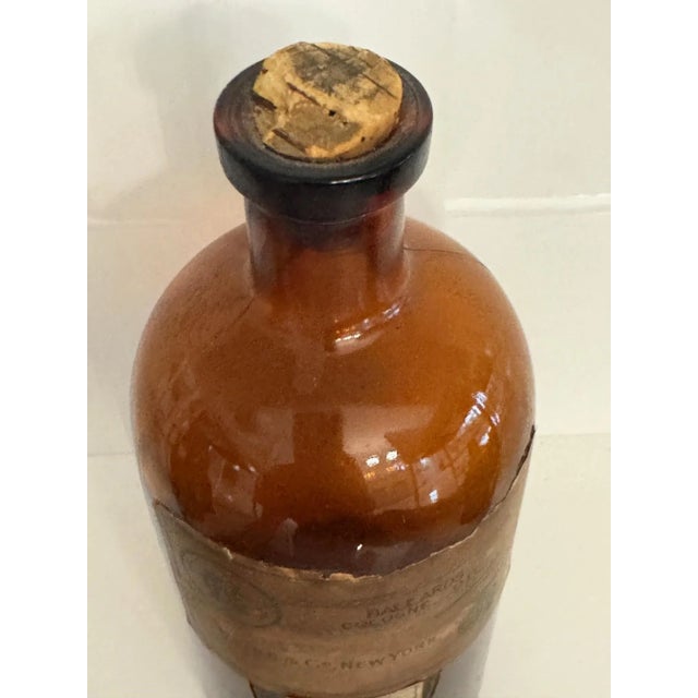 Antique Apothecary Amber Glass Bottle Collection (Set of 4) | Boericke & Tafel, Fritzsche Bros., H. Steine & Co. For Sale In Naples, FL - Image 6 of 10