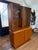 An exceptional Danish Modern style teak hutch and sideboard by Nordic Furniture of Markdale, Ontario, Canada. This...