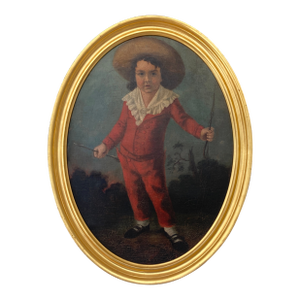 18th Century Old Master Painting of a Boy Full Figure