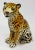 Gold Vintage Italian Ceramic Leopard Figure For Sale - Image 8 of 10