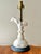 Stone Antique Neoclassical Carved Alabaster Lamp, Rewired For Sale - Image 7 of 12