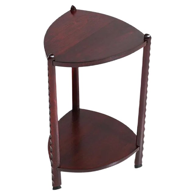 Art Deco Stained Beech Side Table Attributed to Piet Kramer, 1920s For Sale