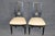 1940s 20th C. Set 12 Jansen Ebonized Louis XVI Style Lyre Back Dining Chairs For Sale - Image 5 of 17