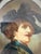 Metal Antique 1800's Original Hand Painted Miniature Rembrandt Portrait Bronze Framed For Sale - Image 7 of 9