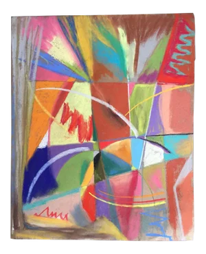 Abstraction Pastel No. 108 by Erik Sulander 12 X 15 Original