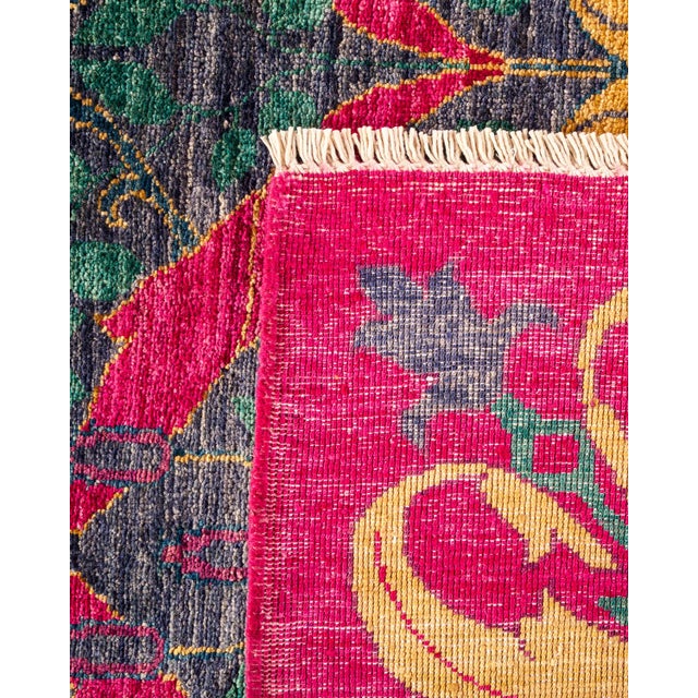 2010s Arts & Crafts Collection Hand-Knotted Wool Area Rug - 9' 1" X 12' 0" For Sale - Image 5 of 10