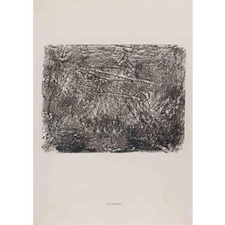 Jean Dubuffet, L'Antilope, Lithograph, 1961 For Sale