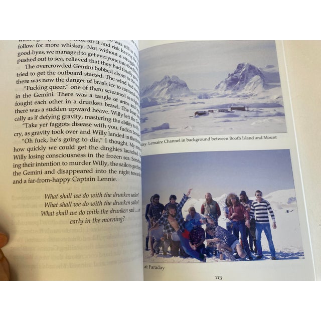 On Antarctica Illustrated by Listed Artist John Elliot, Opa For Sale - Image 10 of 11