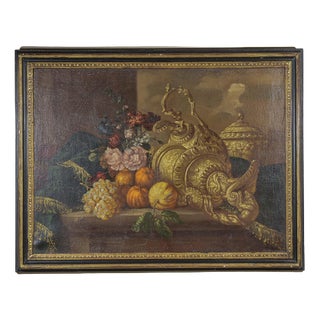 Still Life, Oil on Canvas, 1900s, Framed For Sale