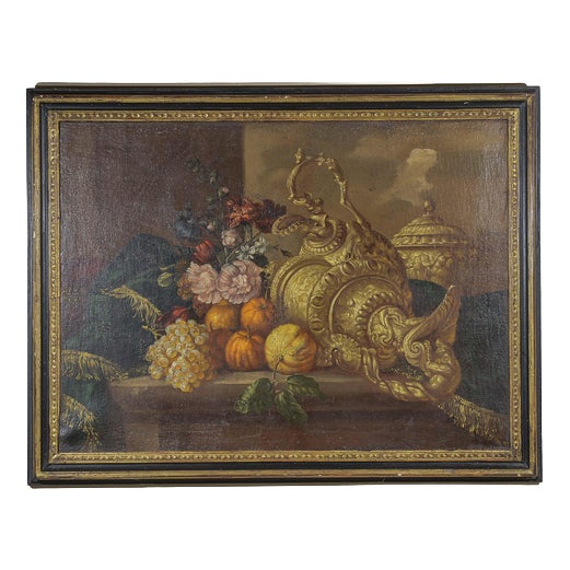 Still Life, Oil on Canvas, 1900s, Framed For Sale
