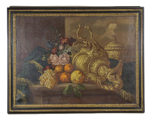 Still Life, Oil on Canvas, 1900s, Framed