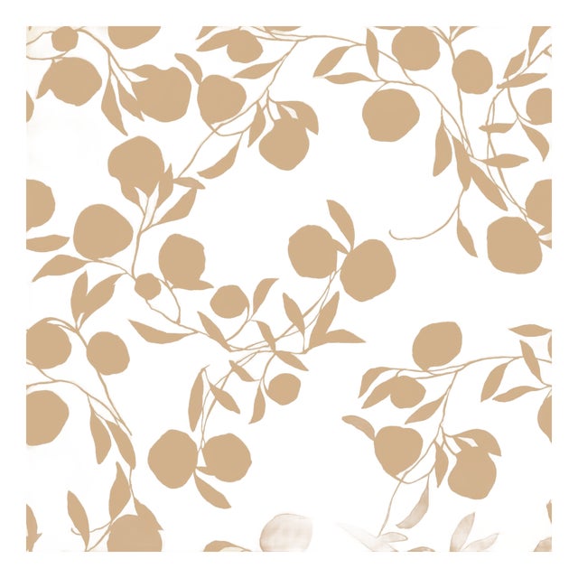 Sample - Pomegranate Wallpaper by Susan Hable in Sand For Sale
