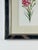 Glass Vintage Trowbridge Custom Framed Botanical Print “Dianthus Caryophyllus” After Louis Stroobant, Belgium 1845-1888 For Sale - Image 7 of 10