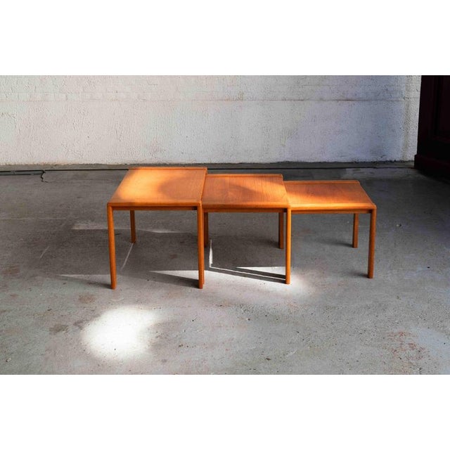 Aksel Kjersgaard Nesting Tables from Aksel Kjersgaard, Set of 3 For Sale - Image 4 of 15