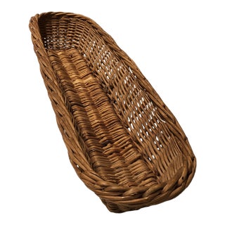 Baguette French Wicker Basket For Sale