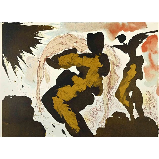 Modern Salvador Dali, Animam et Corpus Trado pro Patriis Legibus, Lithograph, 1964 For Sale - Image 3 of 3