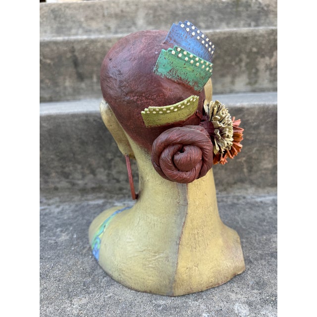 Spanish Papier Mache Flamenco Dancer Blas Perez Aranda For Sale - Image 4 of 9