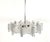 1970s Large Ice Glass Chandelier from Kaiser Leuchten, 1970s For Sale - Image 5 of 18