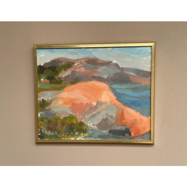 1980s E. Björck, Serene Landscape, 1988, Oil Painting on Canvas, Framed For Sale - Image 5 of 15