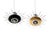 Italian Sunburst Pendant Lamps, 1950s, Set of 2 For Sale