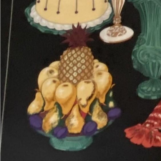 1960s 1960s Hermes Scarf "Gastronomie" For Sale - Image 5 of 11