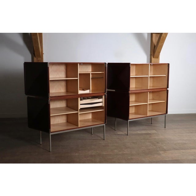 Pointe De Diamant Highboards by Philippon and Lecoq for Behr, 1960s For Sale - Image 6 of 18