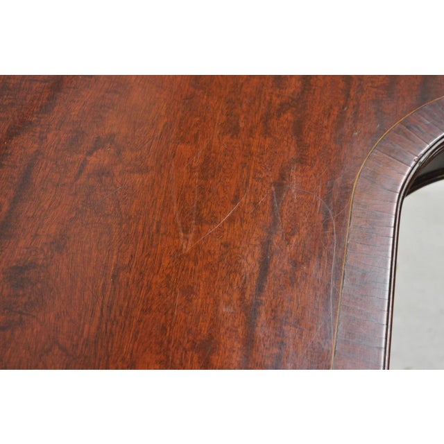 Antique Sheraton Mahogany Duncan Phyfe Dropleaf Sideboard Console Buffet Table For Sale - Image 13 of 17