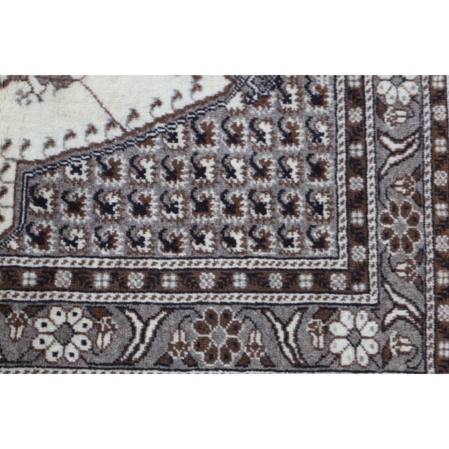 1970s Islamic Cream Prayer Rug For Sale - Image 12 of 13